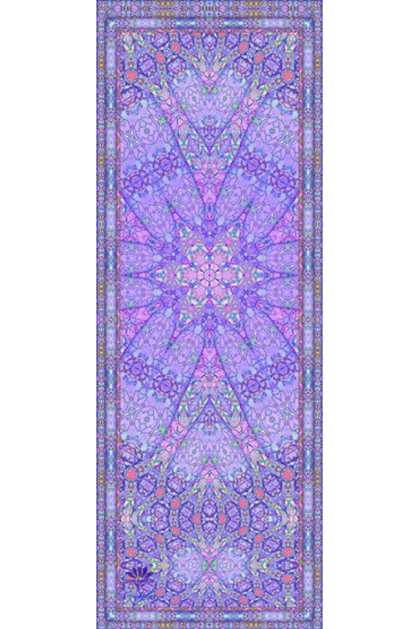 Eco Luxe Starburst Yoga Mat Lilac