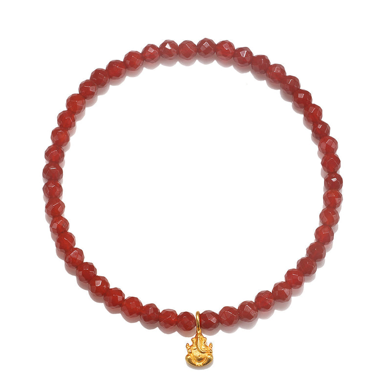 SATYA BG086-11 - Overcoming Obstacles Carnelian Gemstone bracelet