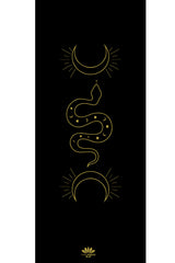 Golden Serpent Yoga Mat