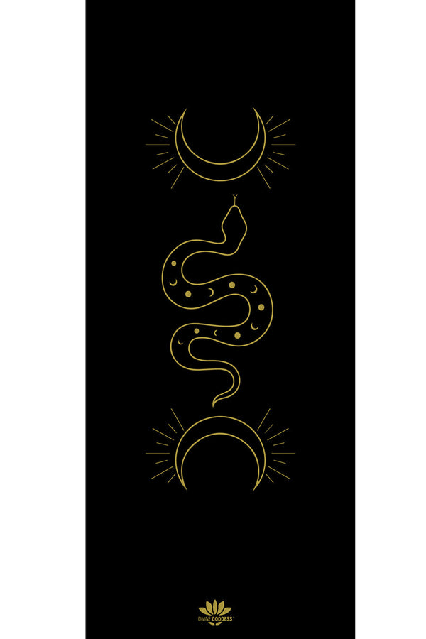 Golden Serpent Yoga Mat