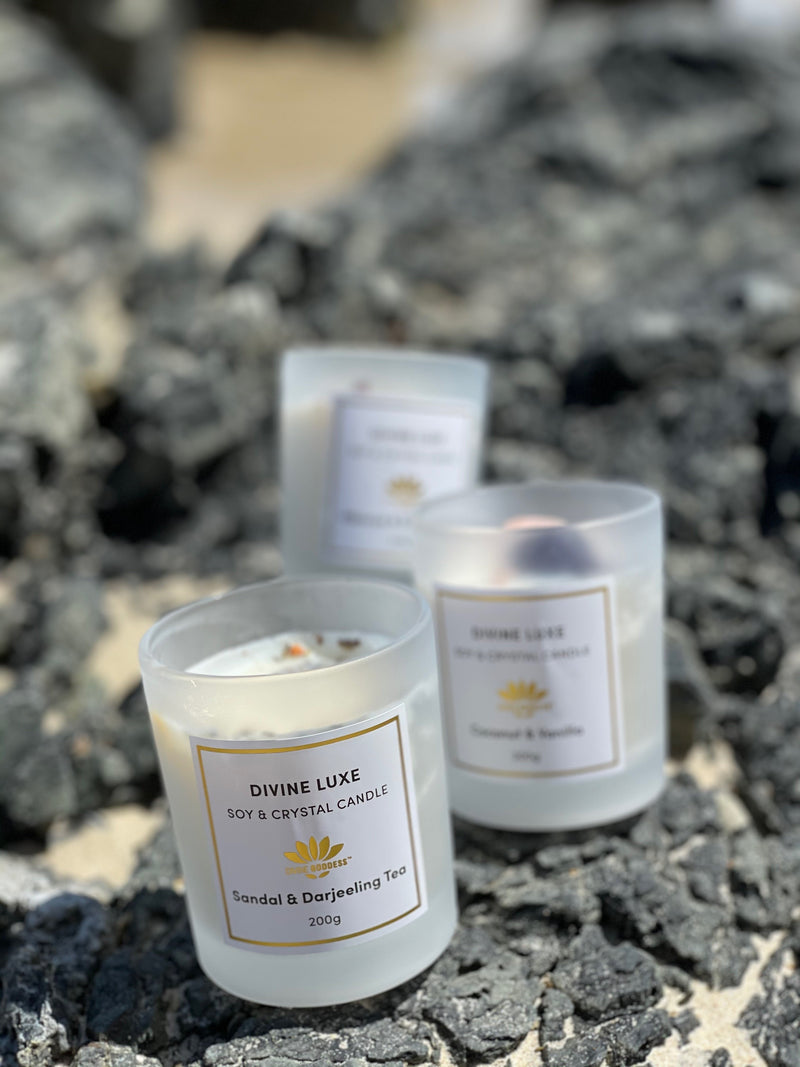 Soy & Crystal Candle ~ Hibiscus & Dragonfruit
