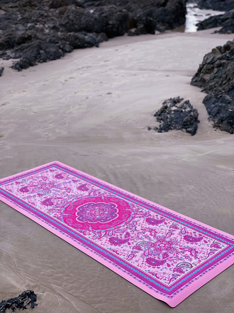 Eco Luxe Magic Carpet Paisley Pink