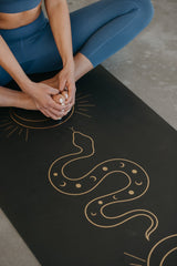 Golden Serpent Yoga Mat