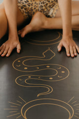 Golden Serpent Yoga Mat