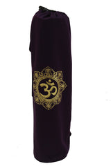 Yoga Mat Bag Purple Shiva Mandala Foil