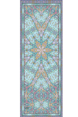 Eco Luxe Starburst Yoga Mat Aqua