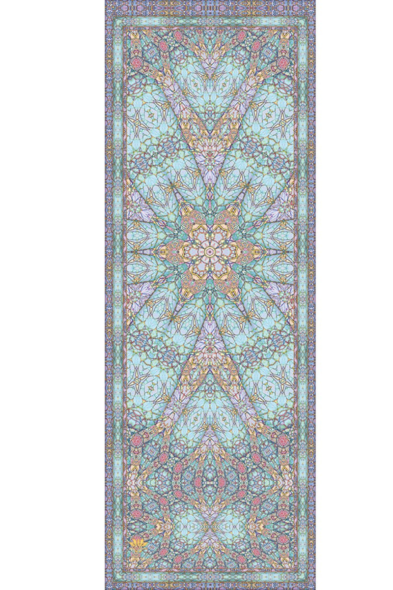 Eco Luxe Starburst Yoga Mat Aqua